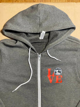 Load image into Gallery viewer, LOVE Full-Zip Hooded Sweatshirt