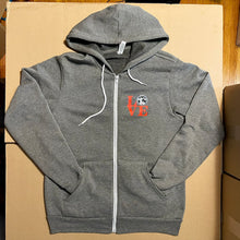 Load image into Gallery viewer, LOVE Full-Zip Hooded Sweatshirt
