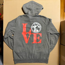 Load image into Gallery viewer, LOVE Full-Zip Hooded Sweatshirt