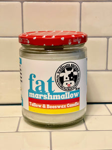 fat marshmallow TALLOW & BEESWAX CANDLE