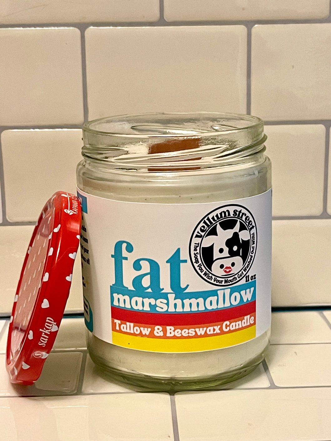 fat marshmallow TALLOW & BEESWAX CANDLE
