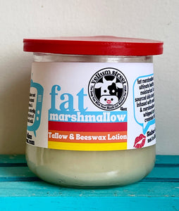 fat marshmallow 4oz Tallow Solid Lotion