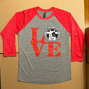 LOVE Raglan T-shirt